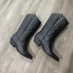 Black Western Cowboy Boots